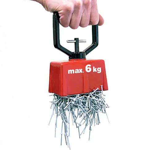 Hand-Magnet Lasthebemagnet Hebemagnet magnetisches Pick-up-Tool - Zugkraft bis 6 kg - Maße: 120 x 70 x 185 mm