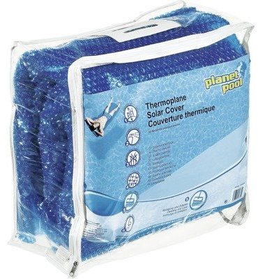 Solarplane, Solarfolie, Luftpolsterabdeckung für Pool rund 350 bis 360 cm, 180 µm