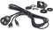 2M 6.5 ft auto moto barca moto Flush Mount USB 3,5 mm 18 AUX Audio cavo cavo prolunga (nero)