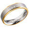 Boccia Damen-Ring Titan Diamant (0.03 ct) weiß Brillantschliff Gr. 54 (17.2) - 0134-0454