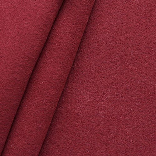 Bastel Filz Stoff Stärke 3,0mm Breite 90cm Meterware Weinrot
