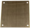 Plaque de propreté laiton Carrée 80 x 80 mm Percée Duval