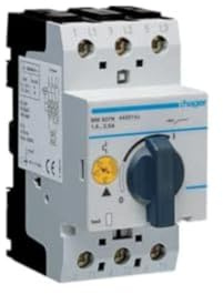 Hager mm507 N – guardamotor 6 KA 1.6 – 2.5 A