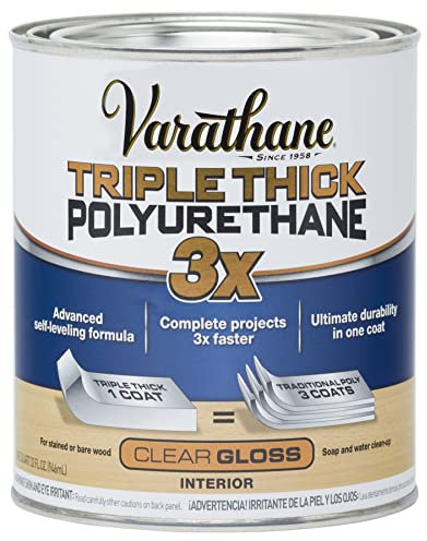 Rust-Oleum 284470 Varathane Triple Thick Polyurethane, Gloss