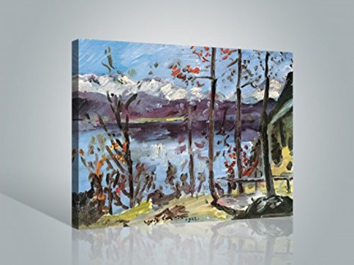 1art1 Lovis Corinth Poster Ostern Am Walchensee, 1922 Bilder Leinwand-Bild Auf Keilrahmen | XXL-Wandbild Poster Kunstdruck Als Leinwandbild 80x60 cm