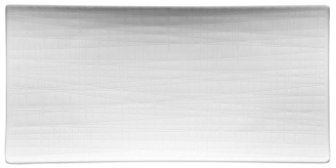 Rosenthal 11770-800001-12383 Mesh Platte, flach 26 x 13 cm, weiß