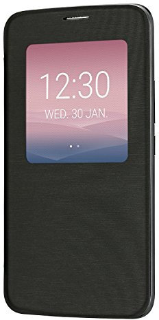 ALCATEL - Etui flip cover gris pour Alcatel Idol 3 4.7