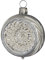 Jingle Bells Lauscha Weihnachtskugel Silber 6cm Reflexkugel Lauschaer Christbaumschmuck Glas Hängend Weihnachten