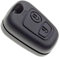 Jongo® - Coque Clé Compatible avec Peugeot 106 206 206+ Sedan | Boitier Plip Télécommande 2 Boutons sans Lame | Remplacement Auto Voiture Pièce Rechange Neuve
