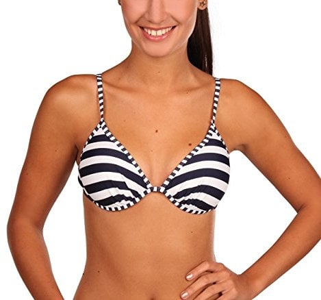 eleMar, Reggiseno Costume da Bagno Donna, Blu (Pazifik/Weiß), 5, Coppa C