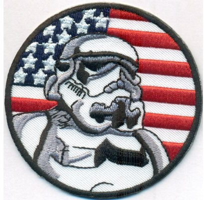 USA Fahne Star Wars Troopers StarTrek Uniform Kostüm Patch Aufnäher Abzeichen