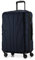 suitline - Hartschalen-Koffer Koffer Trolley Rollkoffer Reisekoffer, TSA, 66 cm, ca. 58 Liter, 100% ABS Matt, Dunkelblau