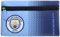 Man City Fade Design Federmäppchen New Crest, blau, Mit Reißverschluss