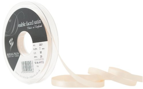Berisfords Ribbon, Cream, 7 mm