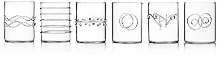 Ichendorf Milano: Modernes Wasserglas-Set aus 6 transparenten Kristallgläsern mit 27 cl, 9,2 cm hoch, 7,1 cm Durchmesser