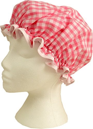 Vagabond Bags 1498 Gingham Shower Cap, Pink