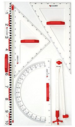 GEOLINER - Geräteplatte - Tafelzeichengeräte Zeichengeräte Tafelmaterial Lehrer