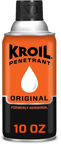 Kroil Aerokroil Penetrant - Rust Penetrating Lubricant - Corrosion Inhibitor Oil for Chains, Hinges & Stuck Metal Parts - Home & Industrial Use - Aerosol - 10 oz - 1 Pack (KS102)