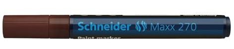 Schneider Schreibgeräte Lackmarker Maxx 270, 1-3 mm, braun