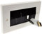 Schwarz Pinsel Unterputzdose Für Kabel Exit/Wall Ausgang UK Zweifach Fach Weiß [White Double]