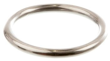 Marinox Edelstahlring | geschweißt und poliert | V4A, Ausführung:Ø 50 mm x 8 mm