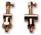 V PARTS - Tensor cable rodillo largo tal pasante (10 unidades) - 876