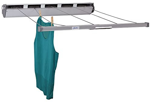 Household Essentials 5-Linie einziehbaren Innen- / Outdoor-Wäschetrockner