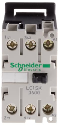 Schneider Electric, TeSys SK mini contactor - 2P (2 NO) - AC-3-690 V 6 A - 24 V AC coil, LC1SK0600B7