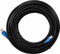Goobay 94393 Câble de raccordement de réseau CAT6 pour l'extérieur, résistant à l´eau et avec protection contre les UV, noir/bleu, 30 m