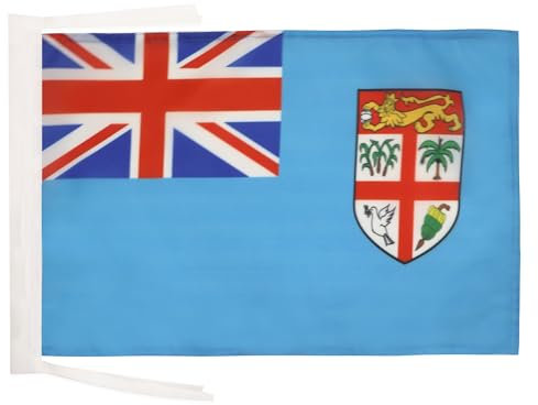 AZ FLAG Flagge Fidschi 45x30cm mit Kordel - Republik Fidschi Fahne 30 x 45 cm - flaggen Top Qualität