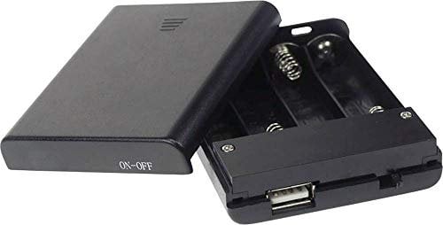 VELLEMAN - BH341USB battery holder for 4 x AAA batteries (with USB connection) + sch 249005