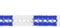 Girlande, ca. 400 cm, blau-Weiss