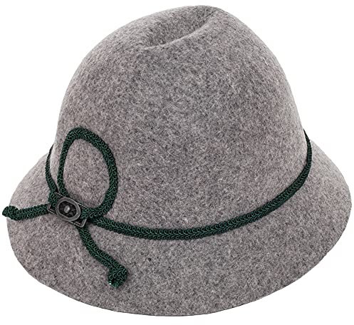 Isar-Trachten Hut für Kinder - Grau Gr. 55