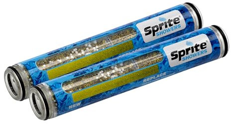 Sprite HHC-2 Hand Held Shower Filter Cartridge, 2-Pack, Red, Pack of 1