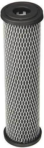 SHURflo 155002-43 25,4 cm Ersatz-Filterkartusche – 1 GPM, bei 60 PSI, filtert bis zu 2.500 Gallonen, Kohlepapier, 5 Mikrometer, reduziert Sediment, Geschmack, Geruch, Eisen, THM & VOC, CE