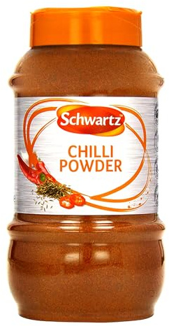 Schwartz Chilli Powder, Medium Heat, Ready to Use, 400g | Packs a versatile warm kick into bulk catering recipes; essential commercial kitchen ingredient for professional chefs.