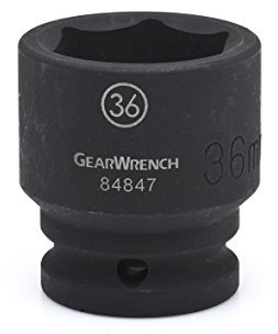 Clé 84852 3/10,2 cm Drive 6 points Standard Douille à choc 41 mm