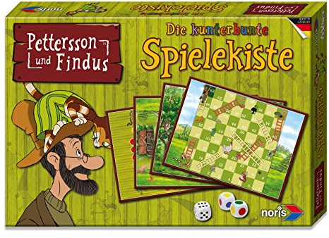 noris 606021356 - Pettersson und Findus - Spielekiste, Brettspiel