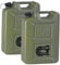 2er Set-Benzinkanister 20L oliv NEU 2x ARMY Kraftstoff-Kanister Profi 20 Liter