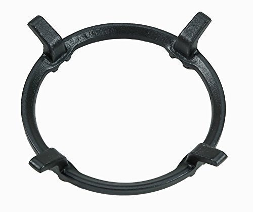 MILLAR Black Cast Iron Wok Support Stand for Gas Hobs
