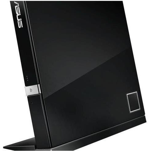 ASUS SBW-06D2X-U/BLK/G/AS - USB 2.0 Black Ext Blu-Ray 6X Writer with BDXL Support