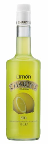 „Charly's Zitrone“, alkoholfreie Likör-Alternative, Erfrischungsgetränk mit Zitronensaft.. DESTILERÍAS J. BORRAJO, 0,7l