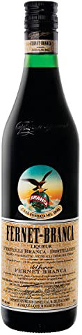 Fernet-Branca, Italian Herbal Liqueur, 70cl, 39% ABV, Digestif Liqueur with Deep, Woody Notes, Bitter Finish, 27 Herbs and Spices, Secret Recipe, Ideal as Amaro Digestivo or in Cocktails, Gift Idea