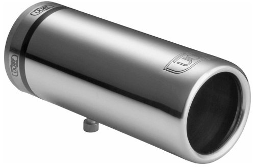 Ulter Sport NX01 Sportauspuff, Edelstahl, rund, D 60 x L 150, 30 x 50 mm | Montage 30-50mm - Edelstahl