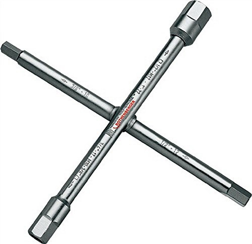 Sanitär-Kreuzschlüssel 220 x 220mm Chrom-Vanadium-Spezialstahl