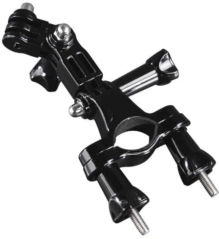 Hama Fixation (sur guidon Petit, pour GoPro, de 1,6 à 4 cm) Noir