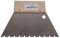 Fugodicht Leim Klebstoff Zahnspachtel Bodenleger Normalstahl B9 10.0x6.0mm gezahnt 180mm