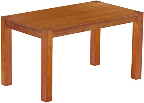 Esstisch Rio Kanto 140x80 cm Kirschbaum Pinie Massivholz Größe und Farbe wählbar Esszimmertisch Küchentisch Holztisch Echtholz vorgerichtet für Ansteckplatten Tisch ausziehbar Brasilmöbel