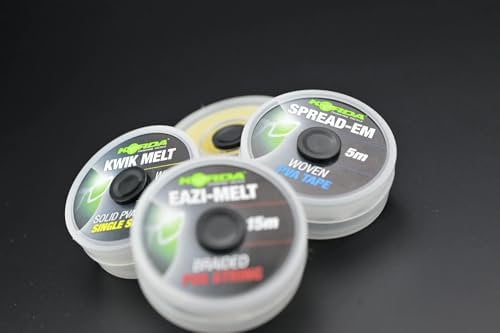 Korda Heavy PVA String - 15m PVA-Schnur, Angelzubehör zum Karpfenangeln, Karpfenzubehör