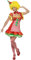 Boo Boo Der Clown mit Kleid und Hut auf Haarreifen, Medium